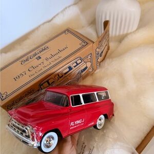 Red 1957 Chevy Suburban Die-Cast Model #1 of 3000